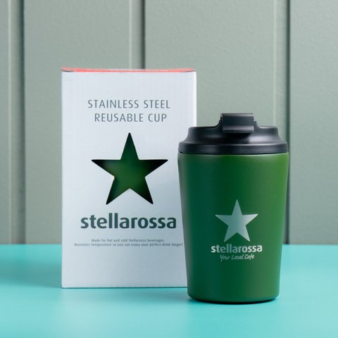 GIFT - 12oz Stellarossa Insulated Travel Cup - Dark Green