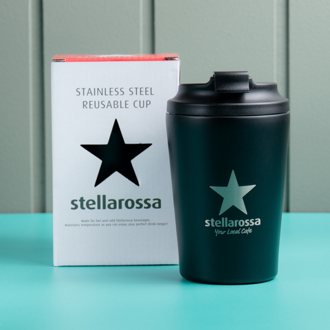 GIFT - 12oz Stellarossa Insulated Travel Cup - Black