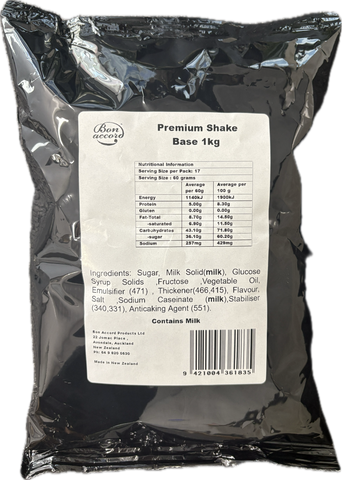 POWDER - Vanilla Premium Shake Base 1kg